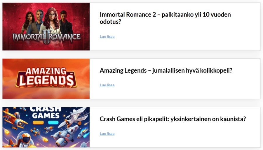 Rekisteröidy ja pelaa paras nettikasino